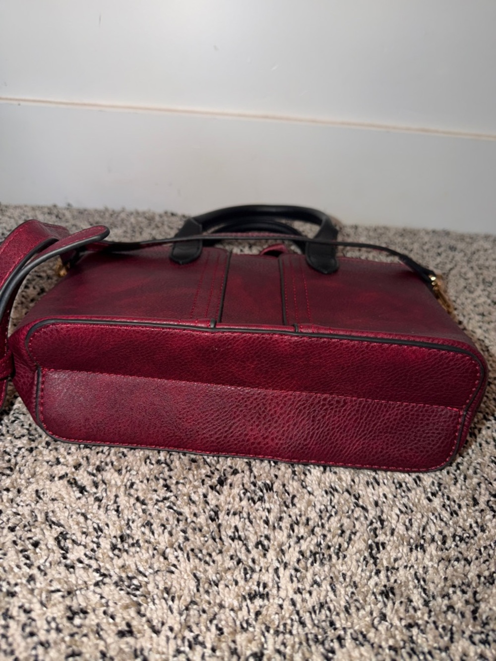 Montana West Burgundy Red Bag Purse Crossbody - Picture 6 of 8